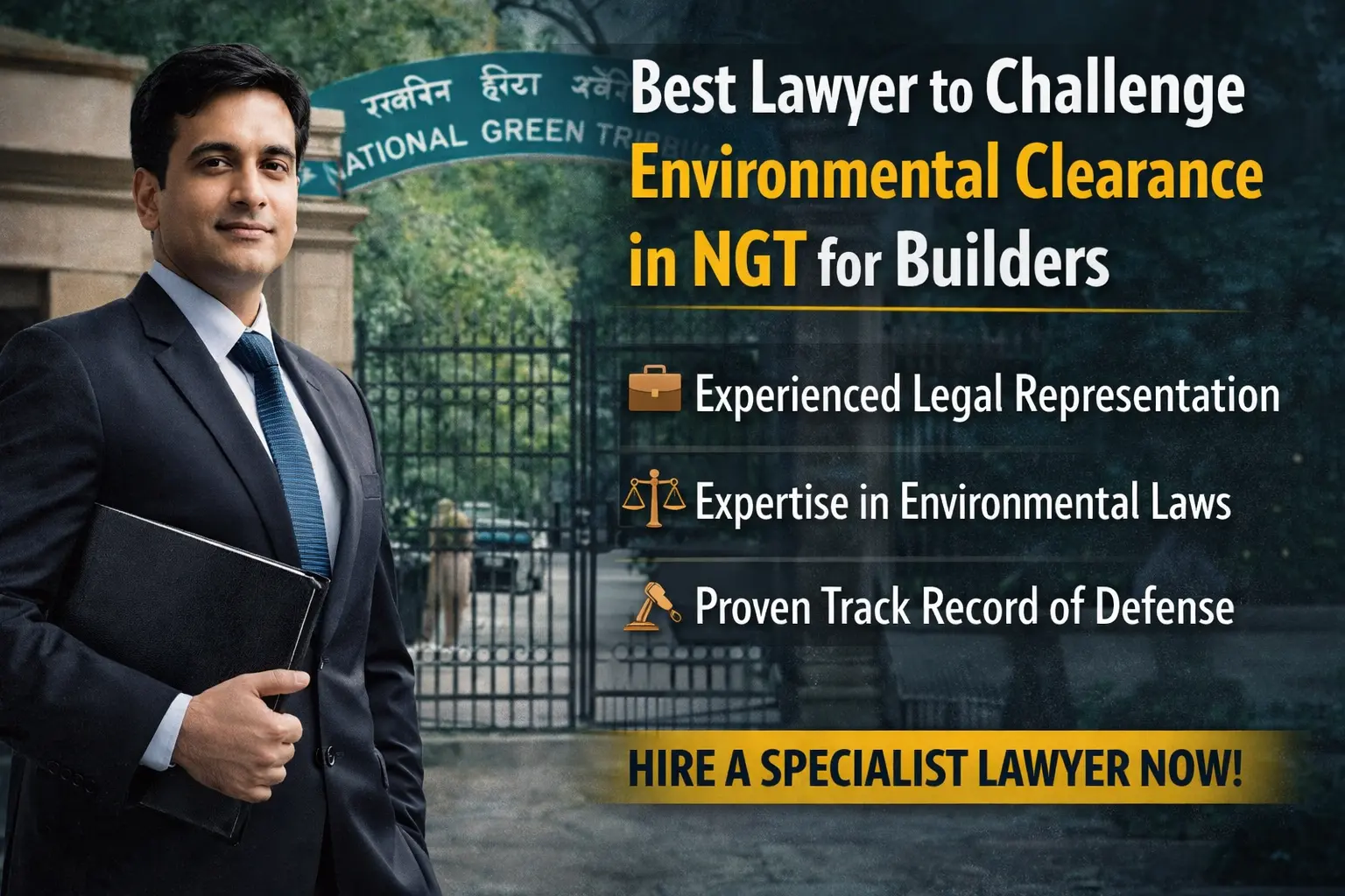 Best Lawyer for Builders to Fight Environmental Clearance in NGT