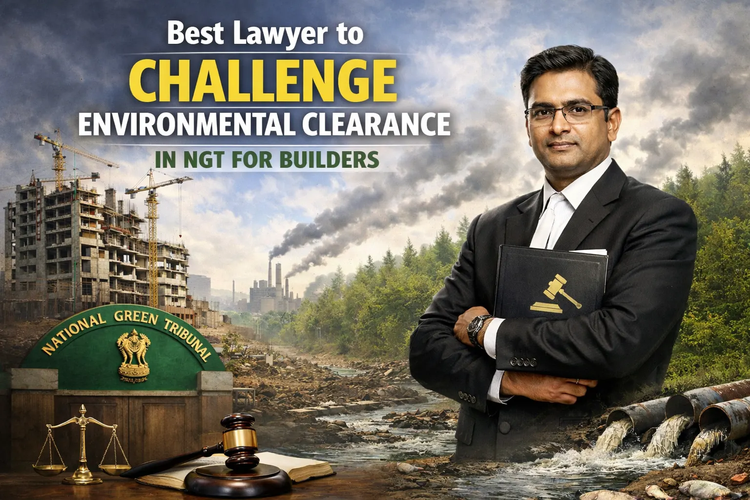 Best Lawyer to Challenge Environmental Clearance in NGT for Builders