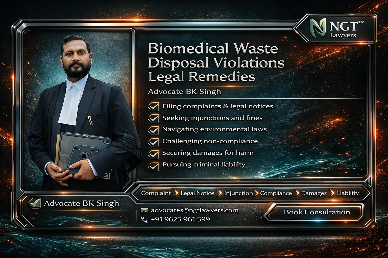 Biomedical waste disposal violations legal remedies