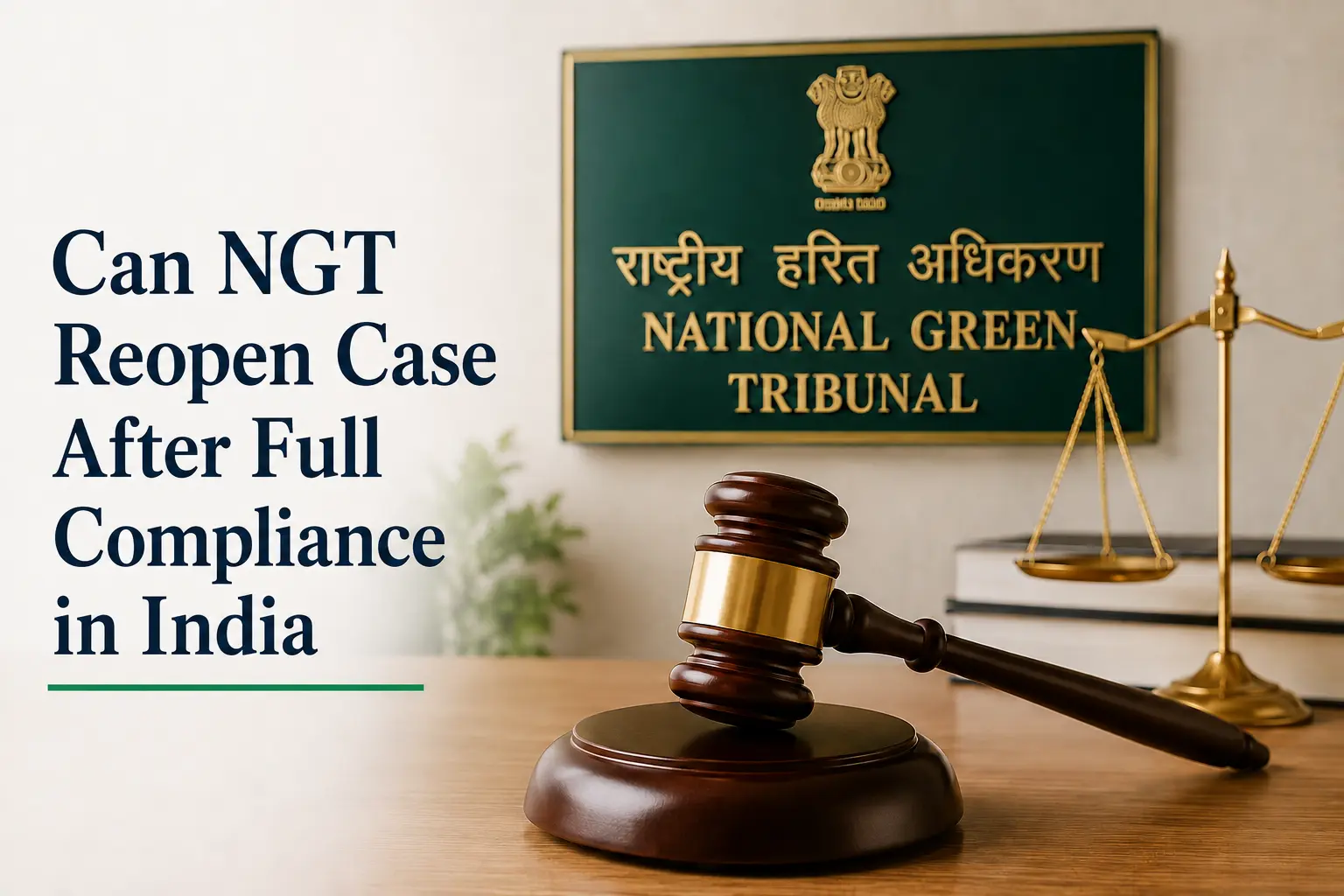 Can NGT Reopen a Case After the Respondent Claims Full Compliance?
