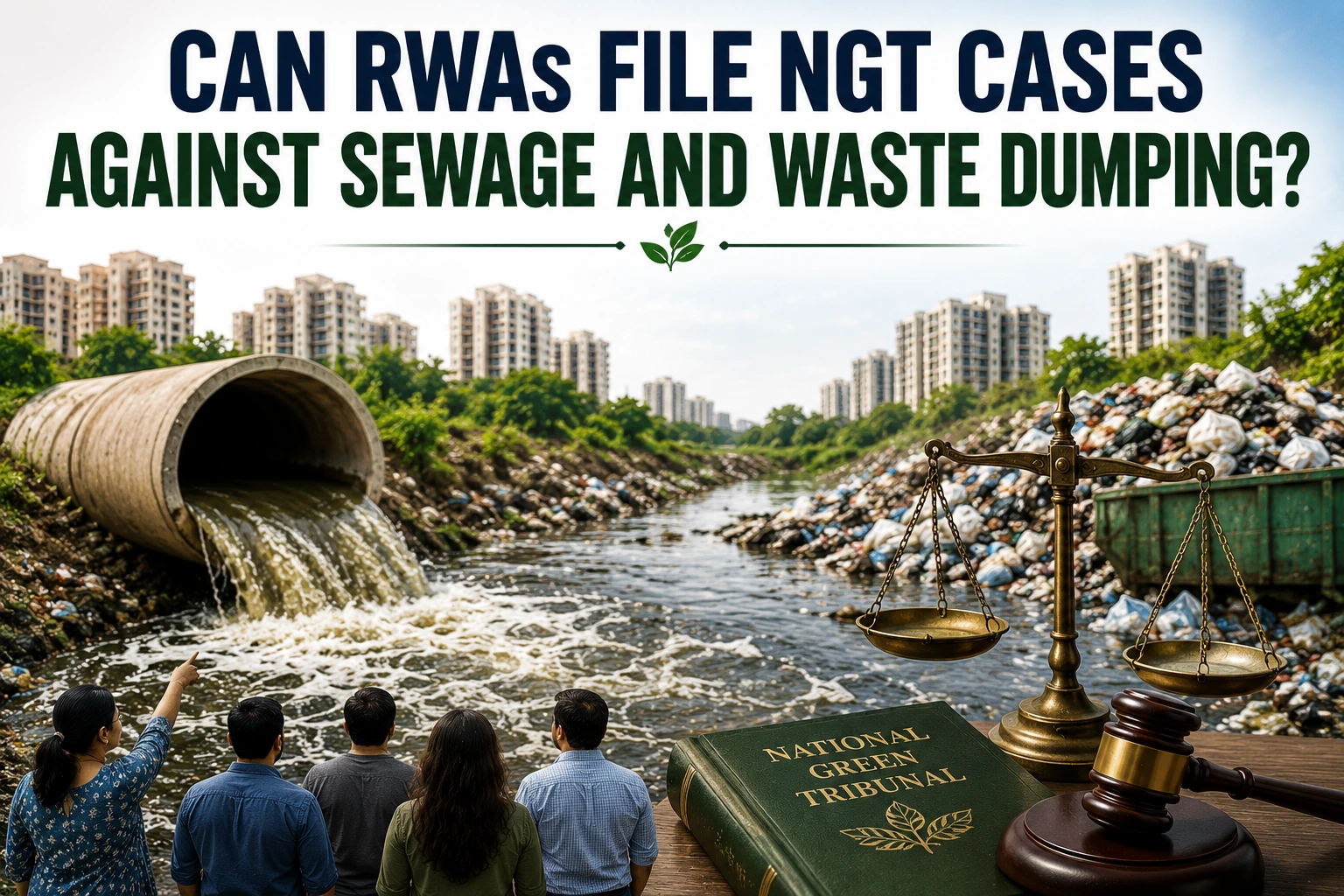 Can RWAs File NGT Cases Against Sewage and Waste Dumping?