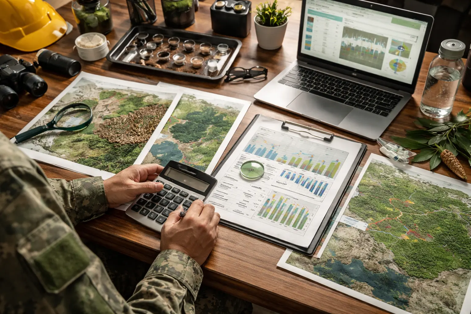 Documents that the Defense uses to calculate environmental compensation