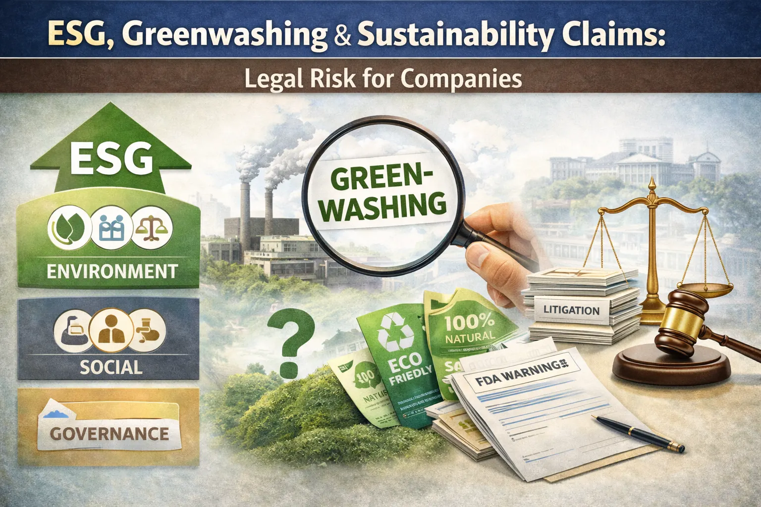 ESG, Greenwashing & Sustainability Claims Legal Risk for Companies