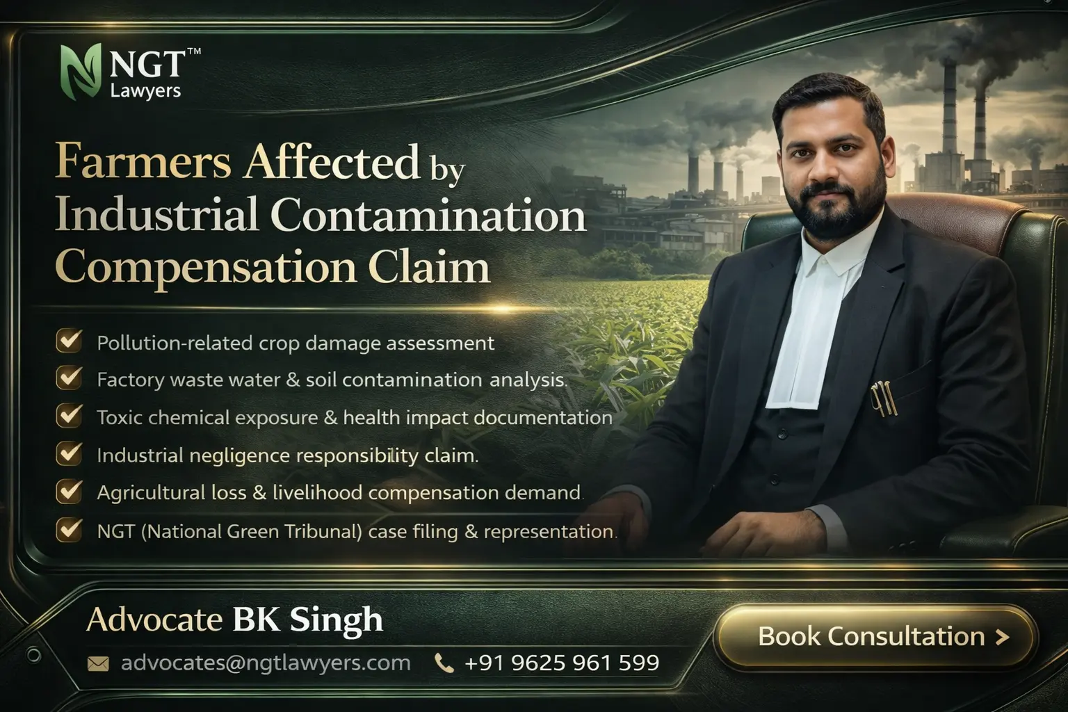 Farmers Affected by Industrial Contamination Compensation Claim