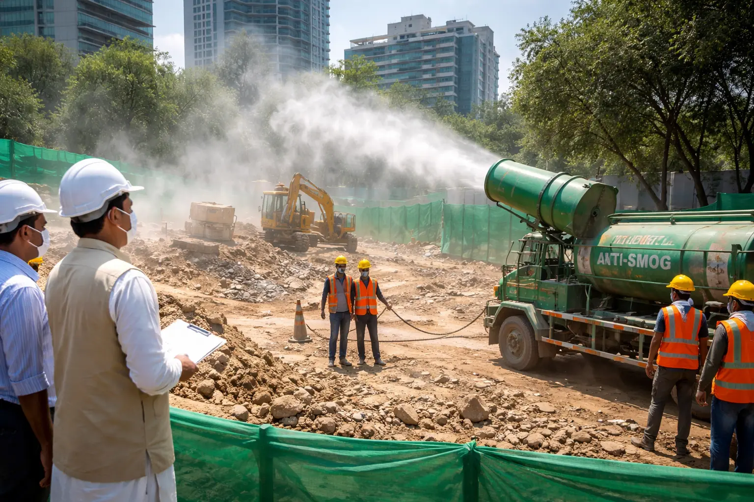 GRAP Stage IV Construction Dust Crackdown