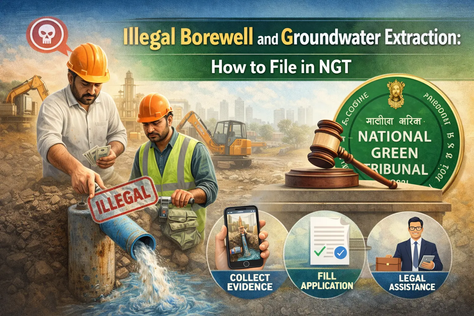 Groundwater borewell NOC violation case