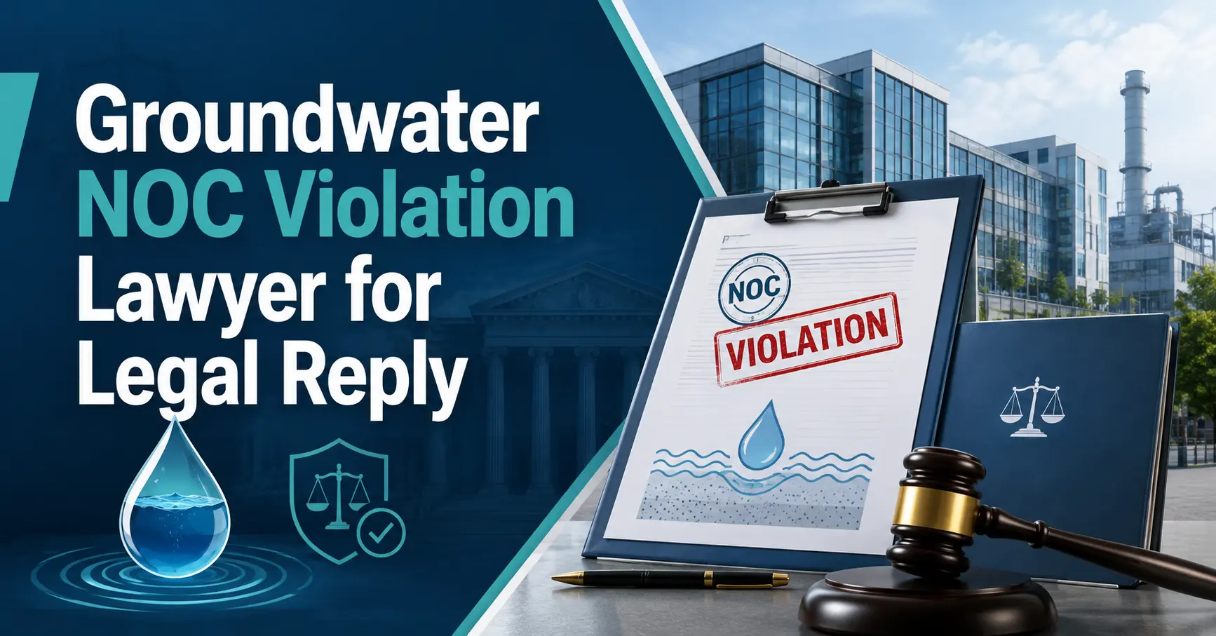Groundwater NOC Violation Lawyer for Urgent Reply and Regularisation Strategy
