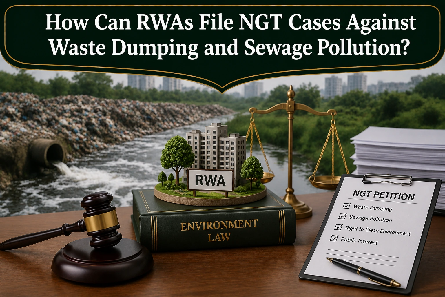 How Can RWAs File NGT Cases Against Waste Dumping and Sewage Pollution?