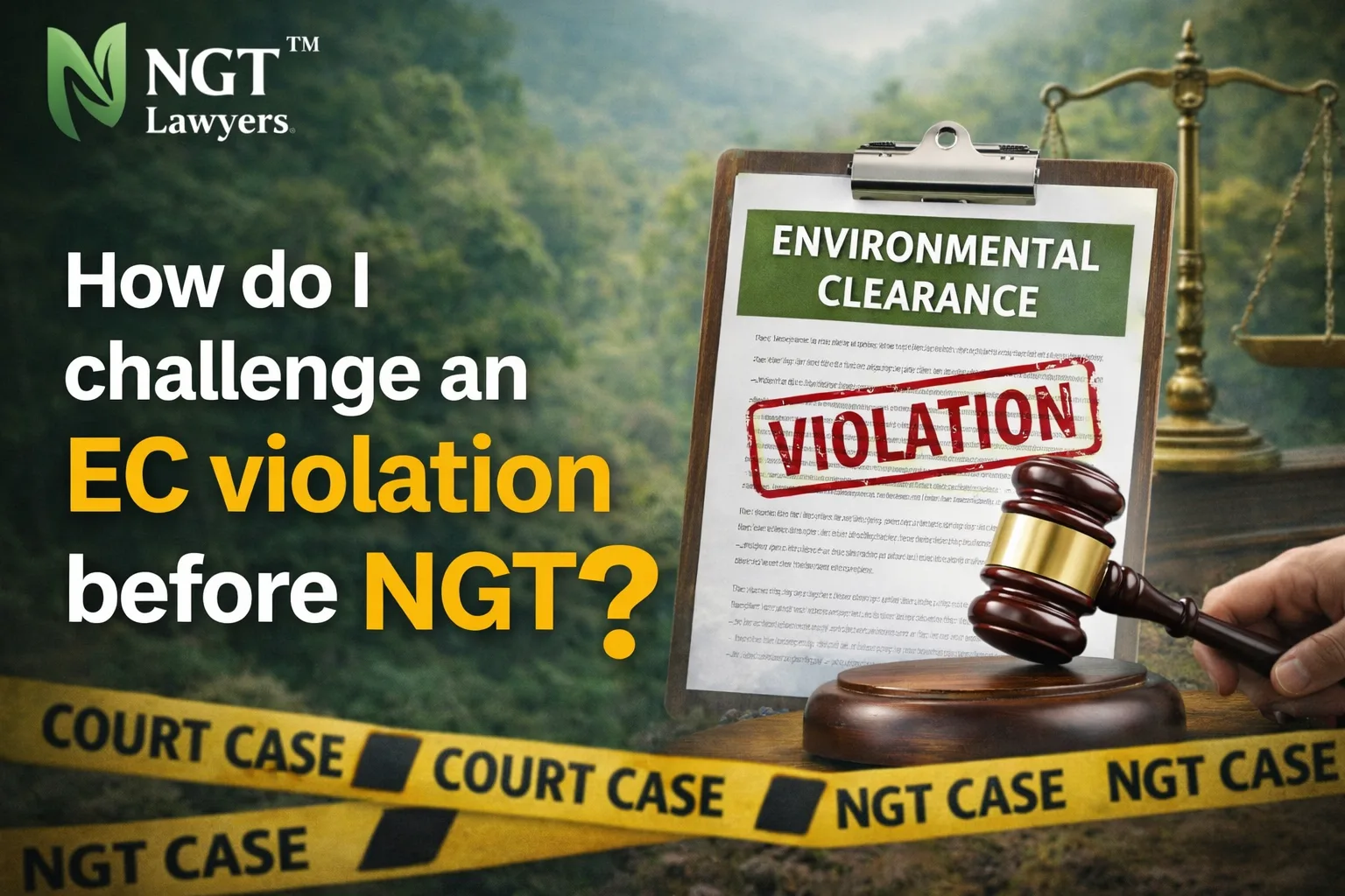How do I challenge an EC violation before NGT?