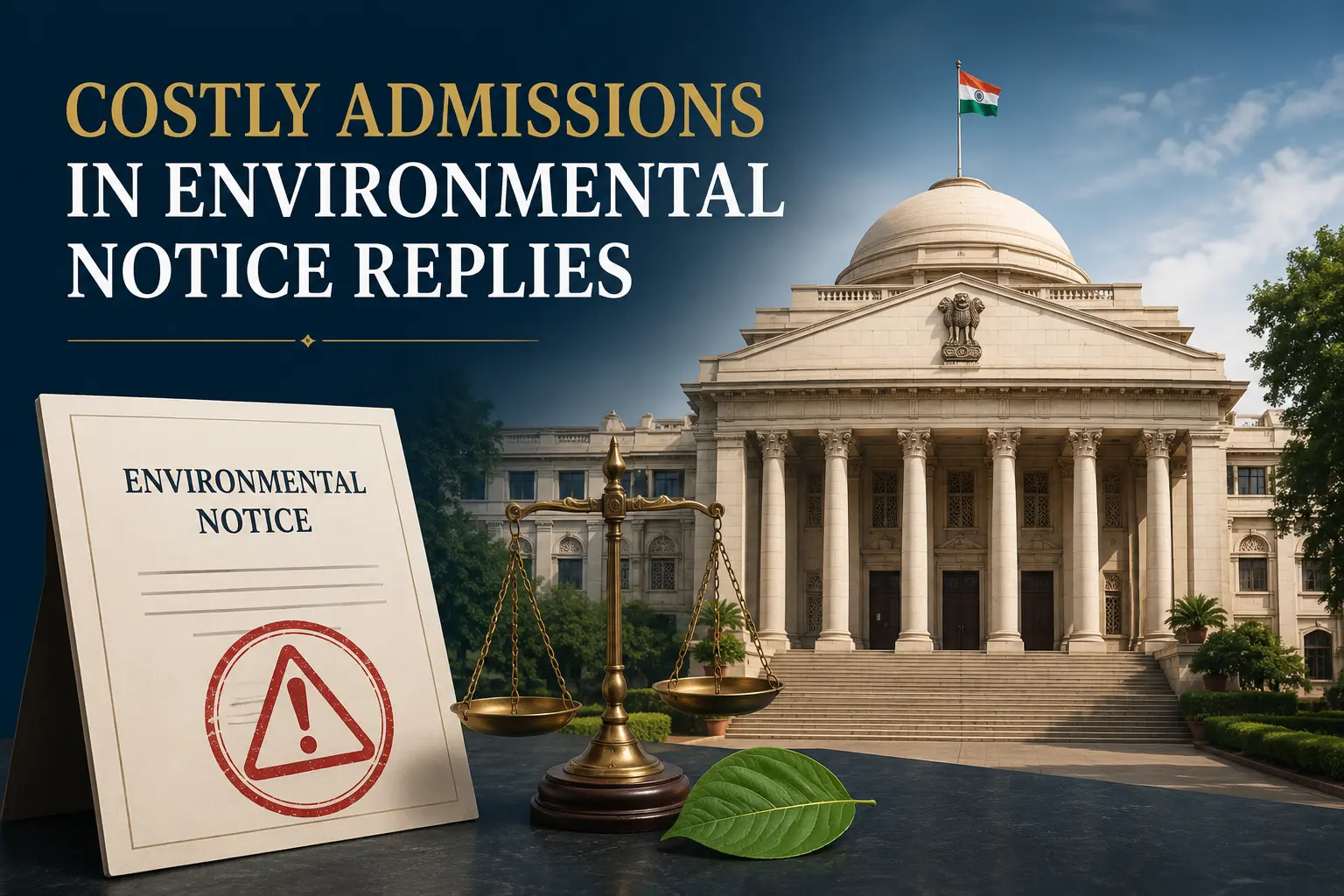 How to Avoid Costly Admissions in Environmental Notice Replies