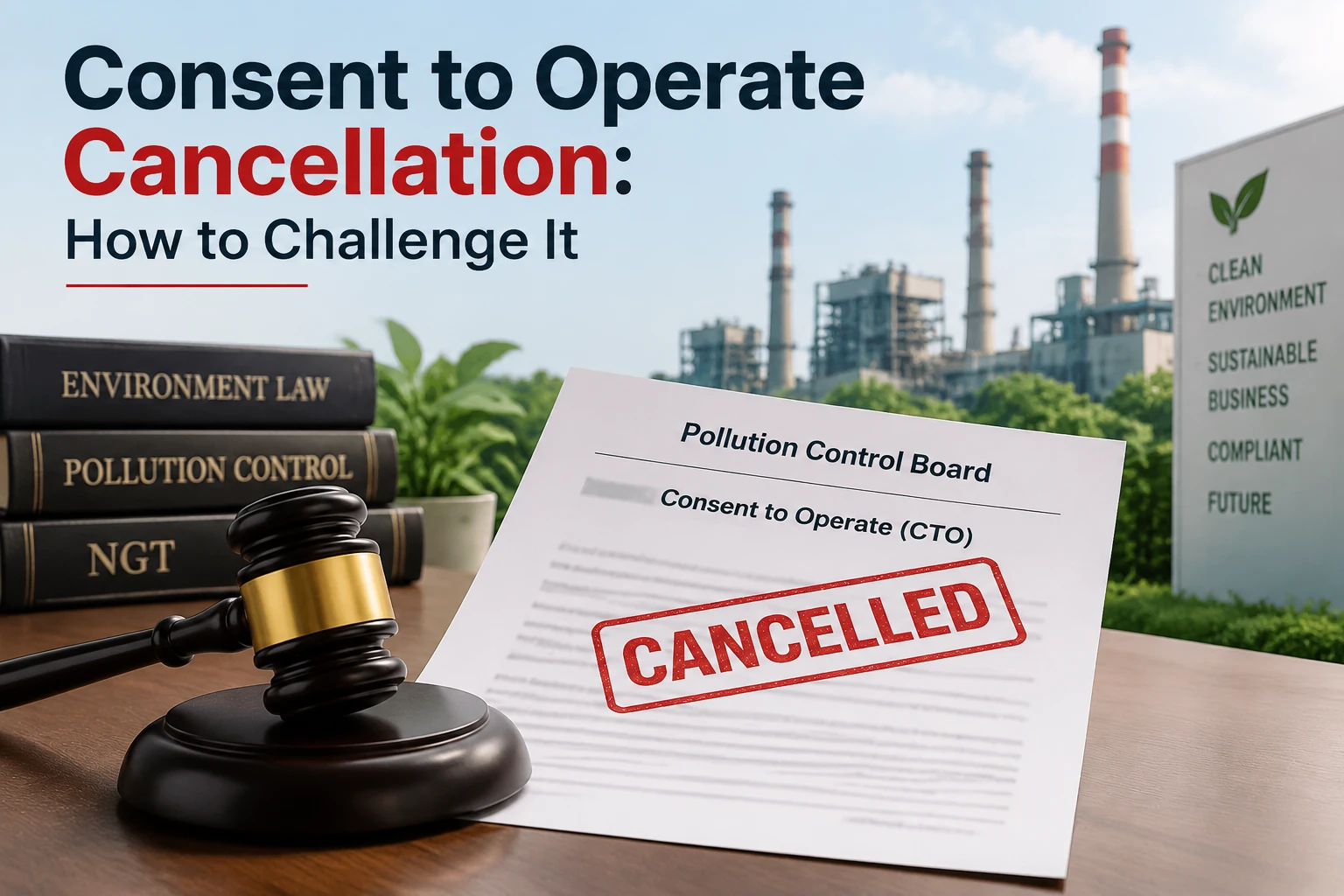 How to Challenge Consent to Operate Cancellation by Pollution Control Board