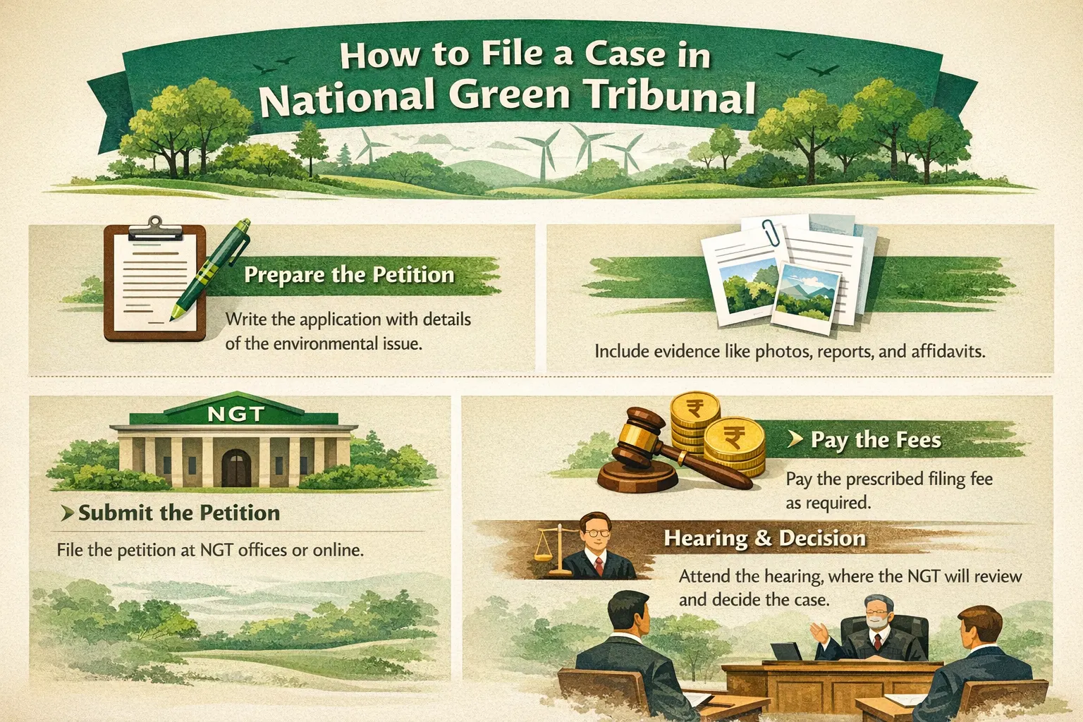 How to file a case in National Green Tribunal