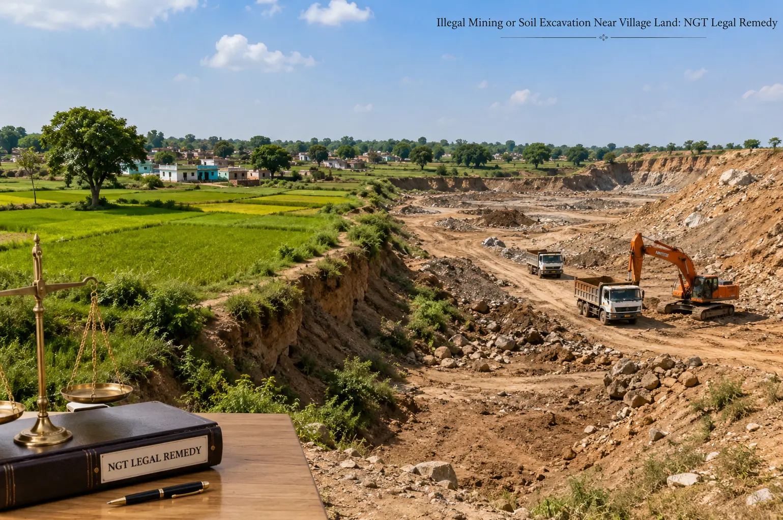 Illegal Mining or Soil Excavation: NGT Legal Remedy