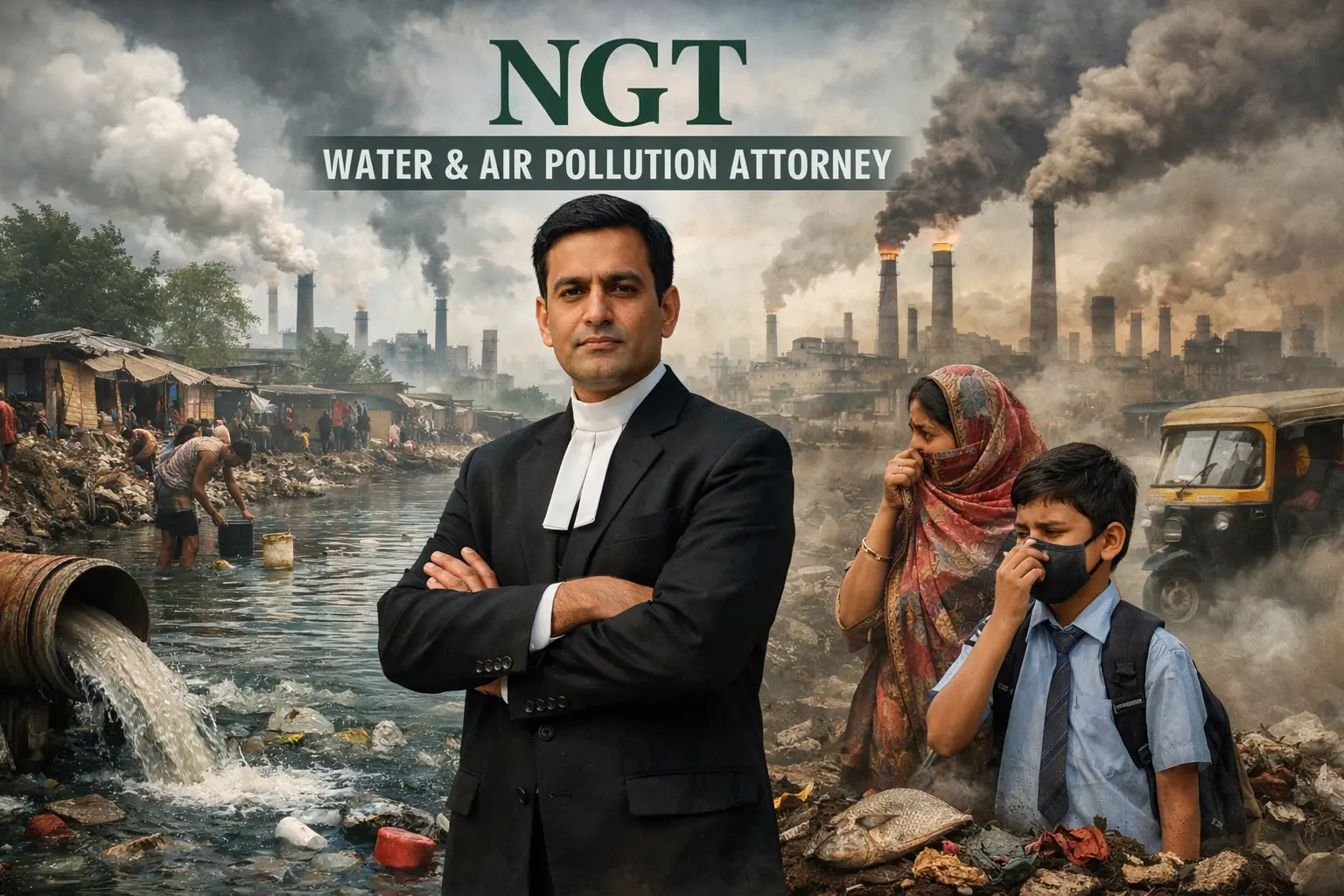 Lawyer for NGT Water and Air Pollution