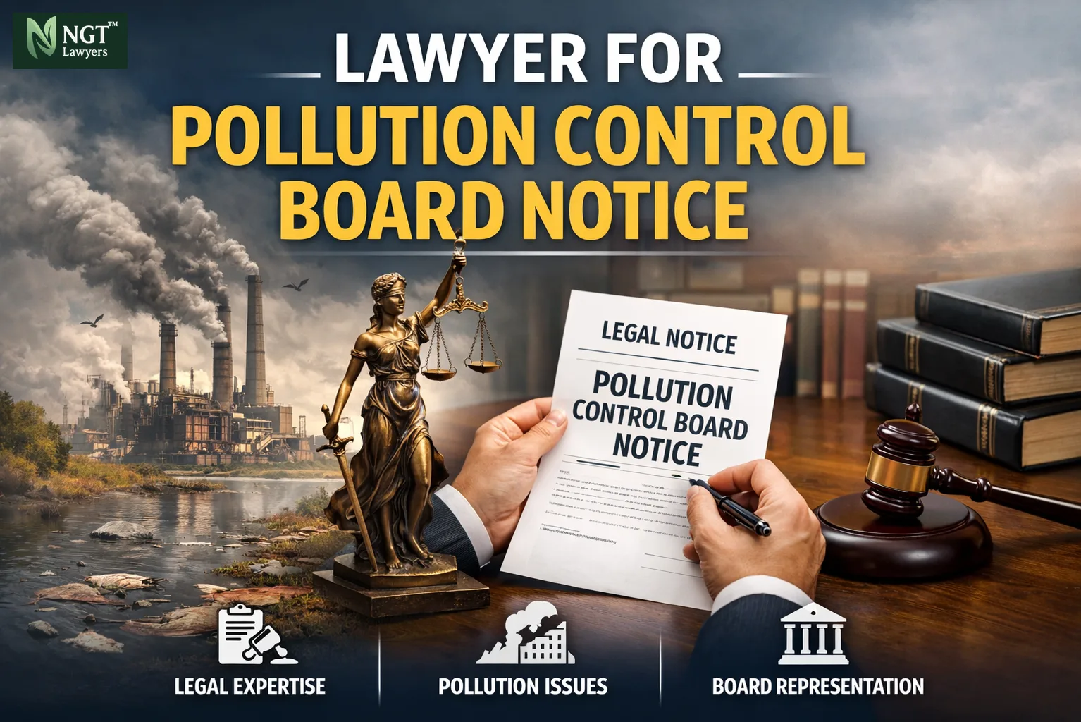 Lawyer for Pollution Control Board Notice