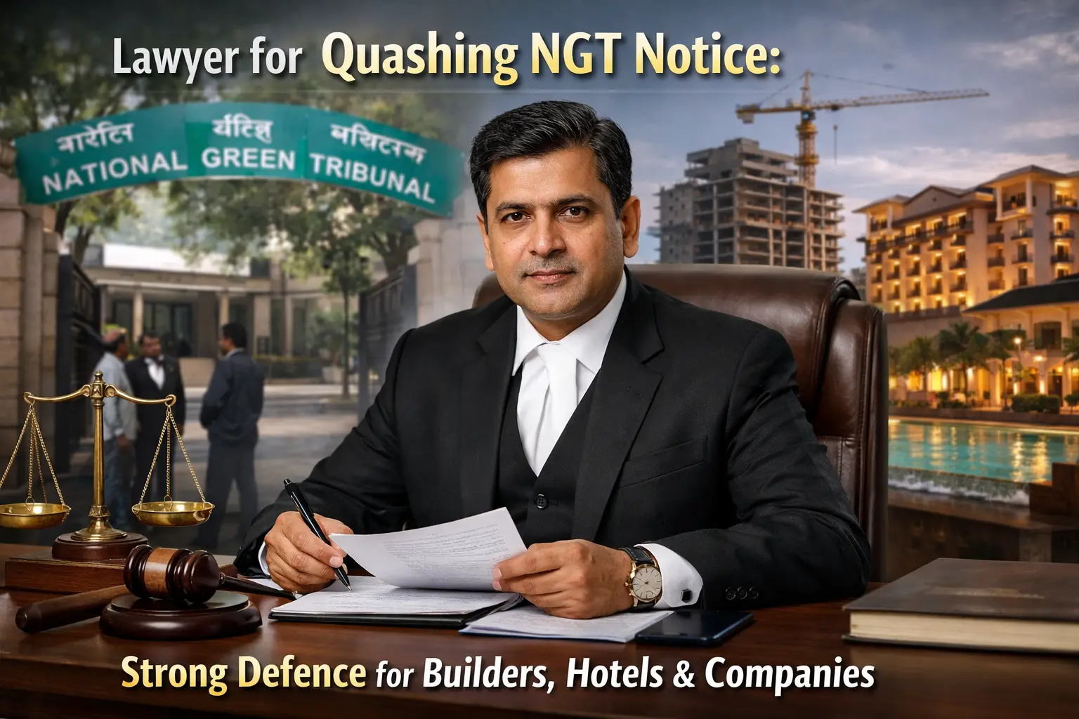 Lawyer for Quashing NGT Notice: Strong Defense for Builders, Hotels, and Businesses