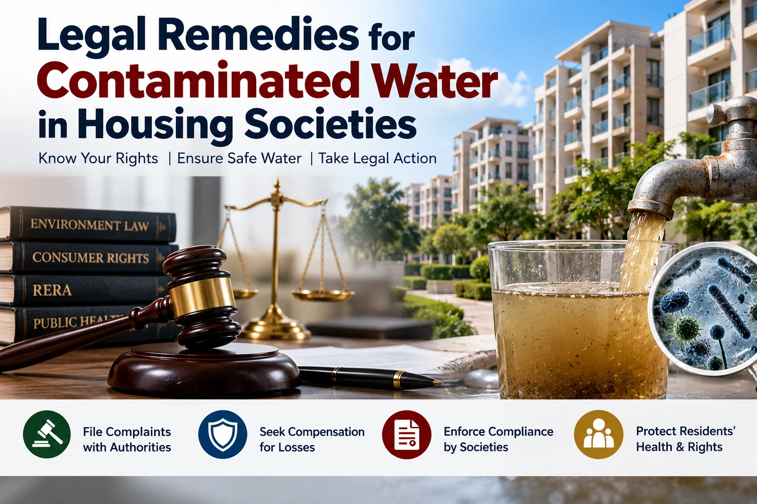 Legal Remedies for Contaminated Water Supply in Housing Societies?