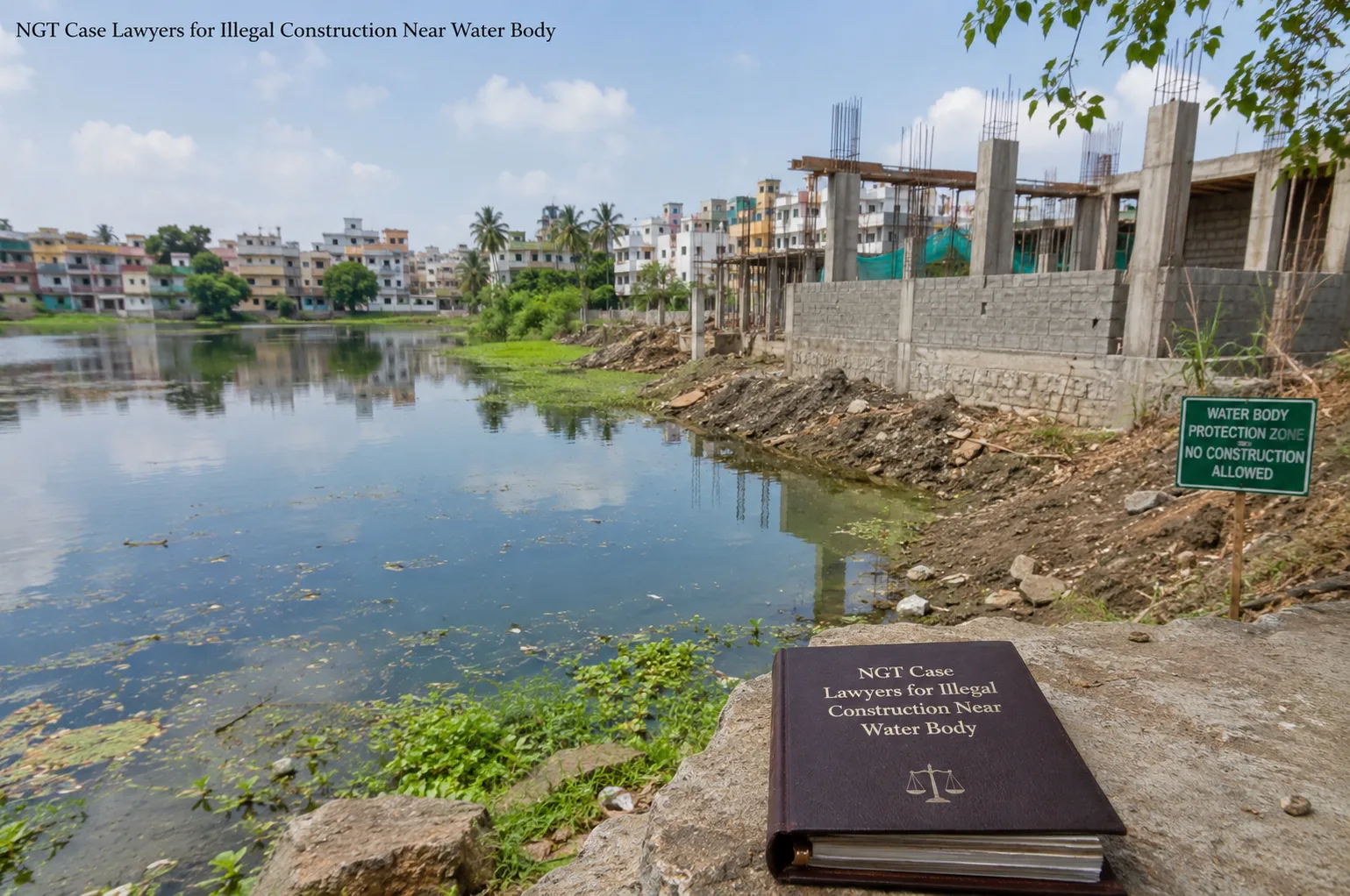 NGT Case lawyers for Illegal Construction Near Water Body