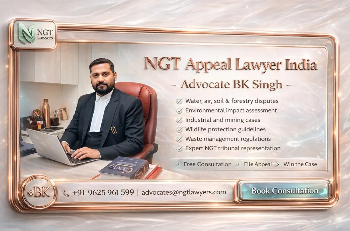 NGT lawyer for appeals in India