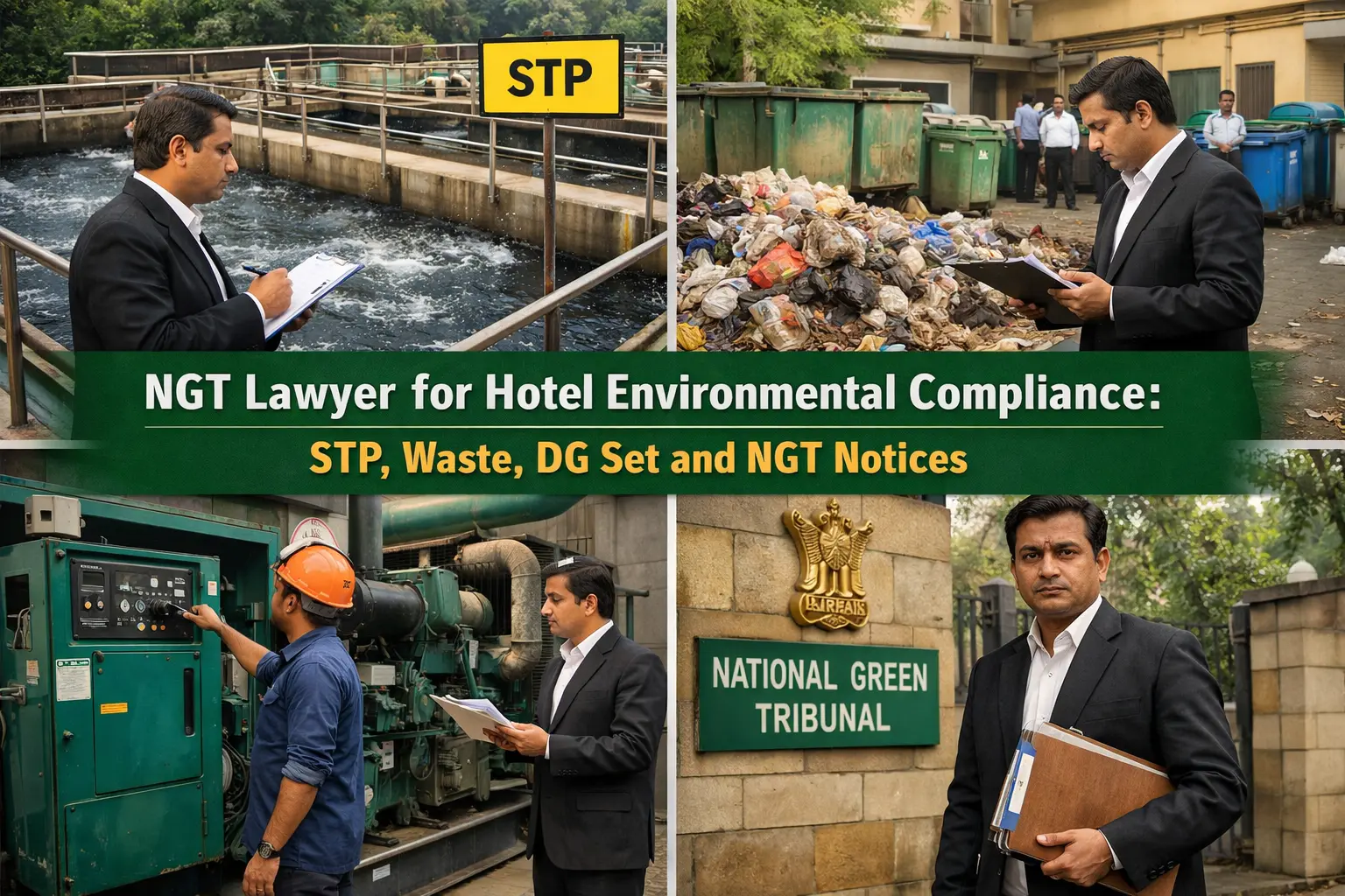 NGT Lawyer for Hotel Environmental Compliance: STP, Waste, DG Set, and NGT Notices