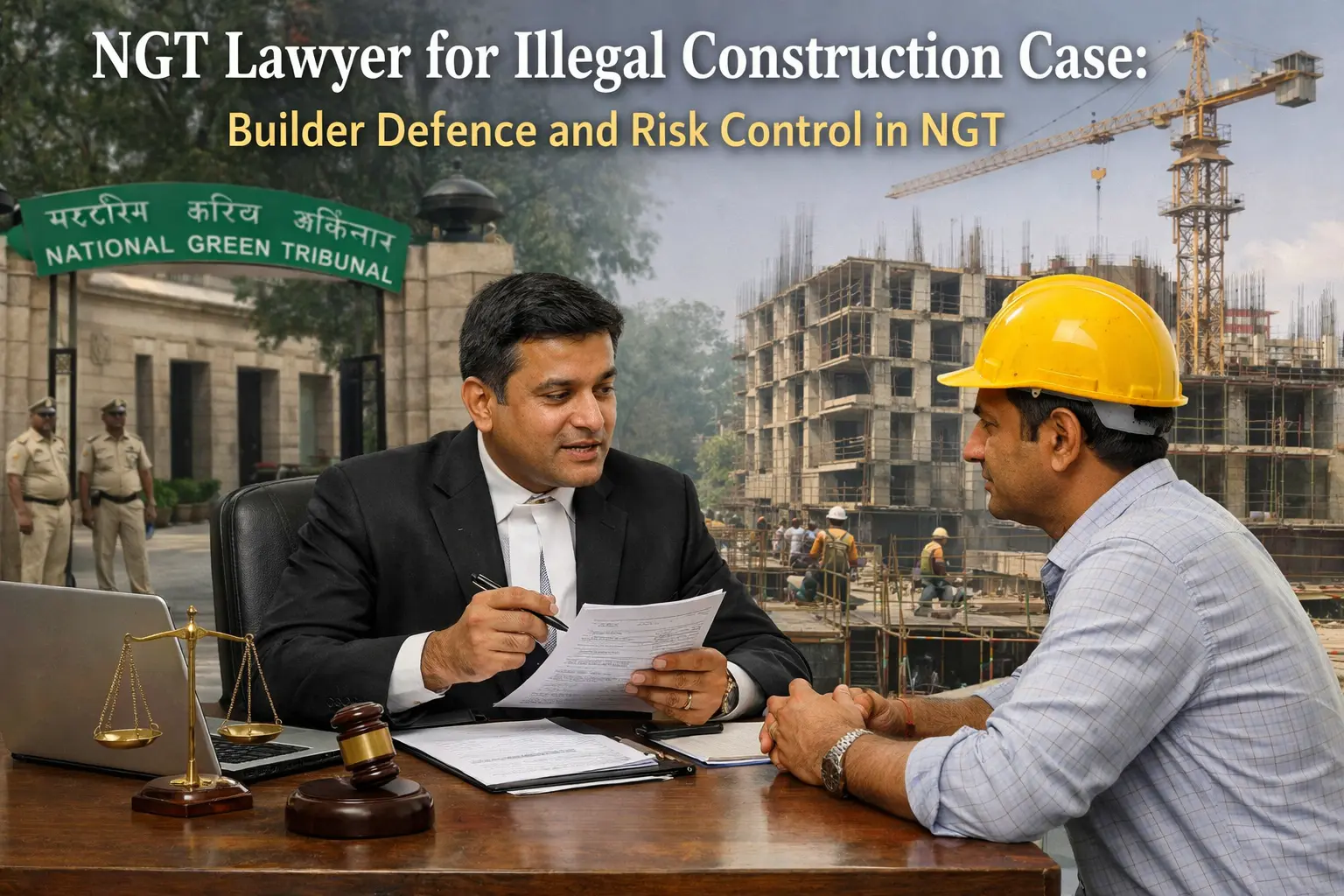 NGT Lawyer for Illegal Construction Case: Builder Defense and Risk Management in NGT