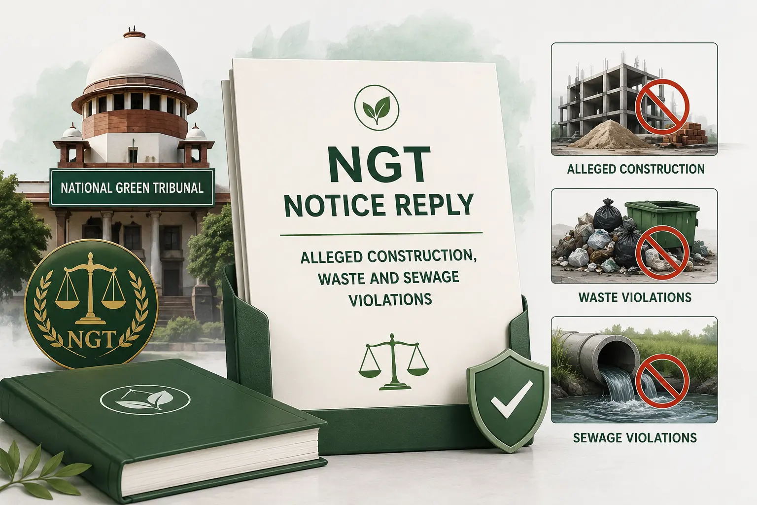 NGT Notice Reply for Construction Waste Sewage