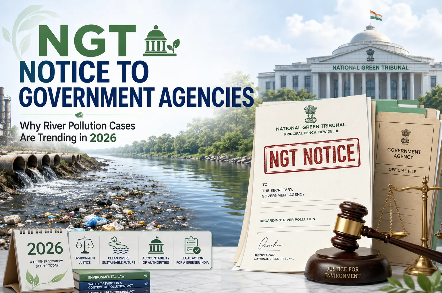 NGT Notice to Government Agencies: River Pollution Cases Trending in 2026