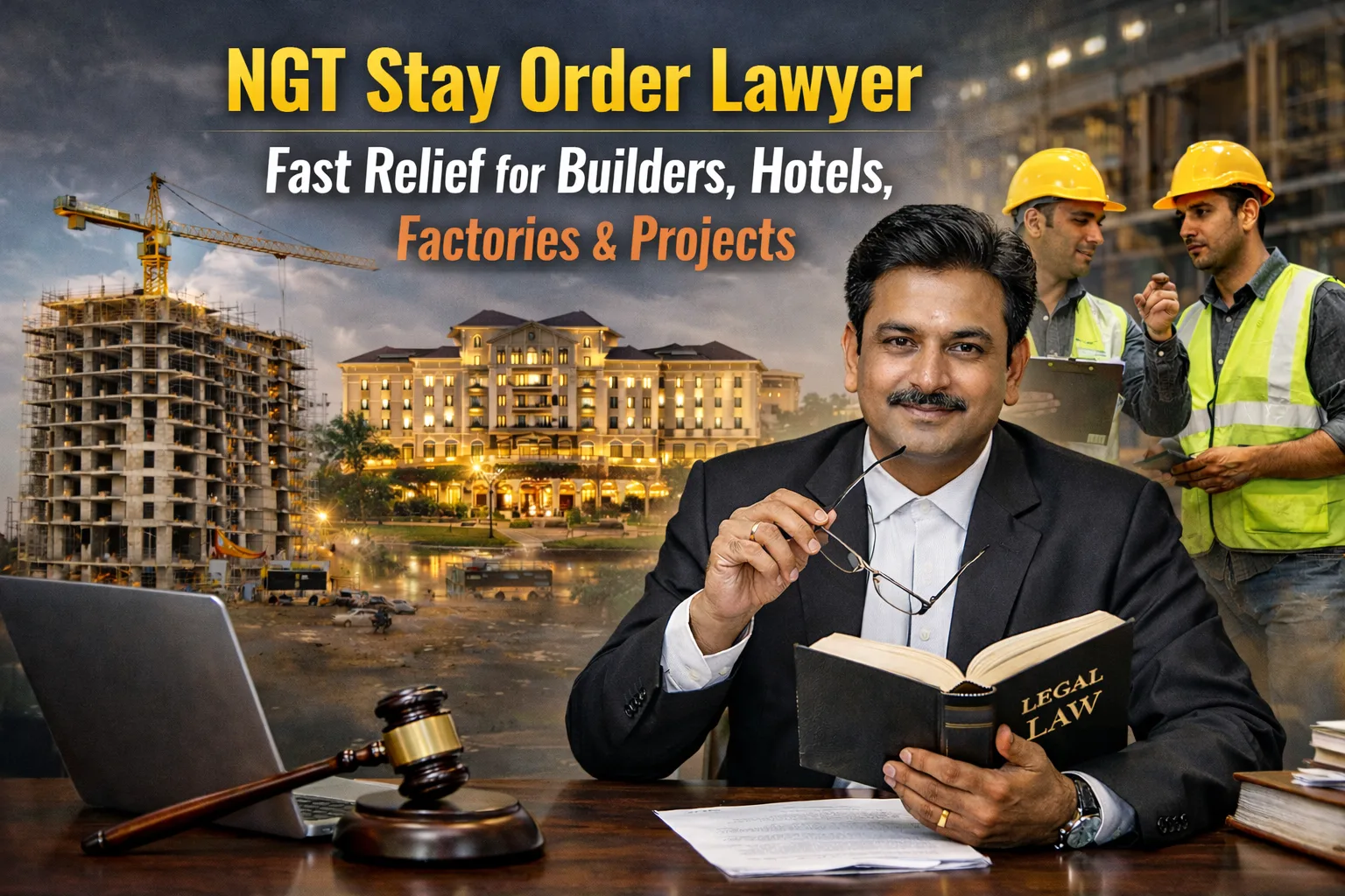 NGT Stay Order Lawyer: Quick Help for Builders, Hotels, Factories, and Projects