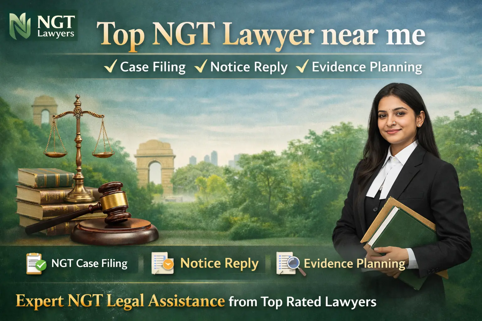 Top NGT lawyers near me for filing an NGT case, responding to a notice