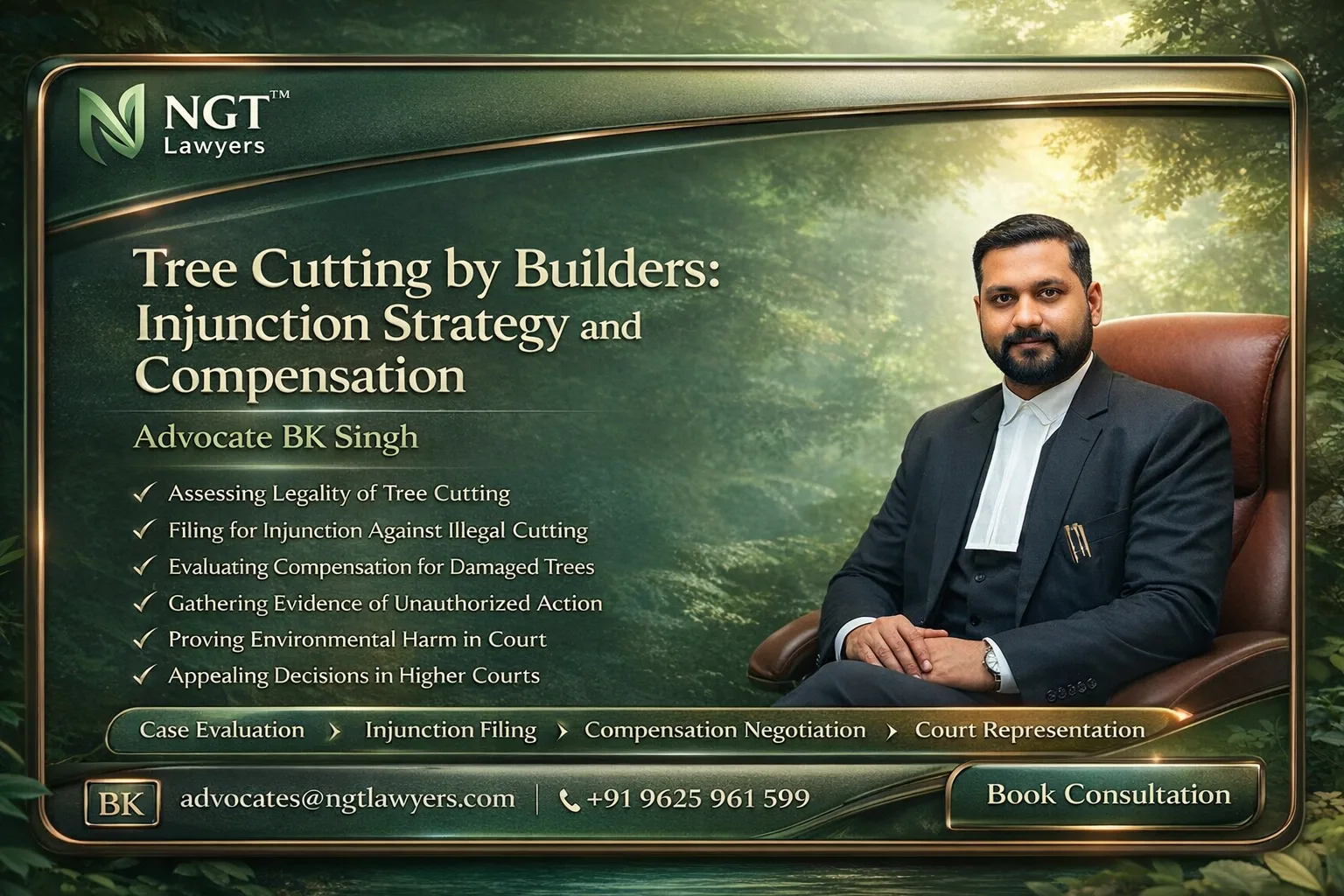 Tree Cutting by Builders Injunction Strategy and Compensation