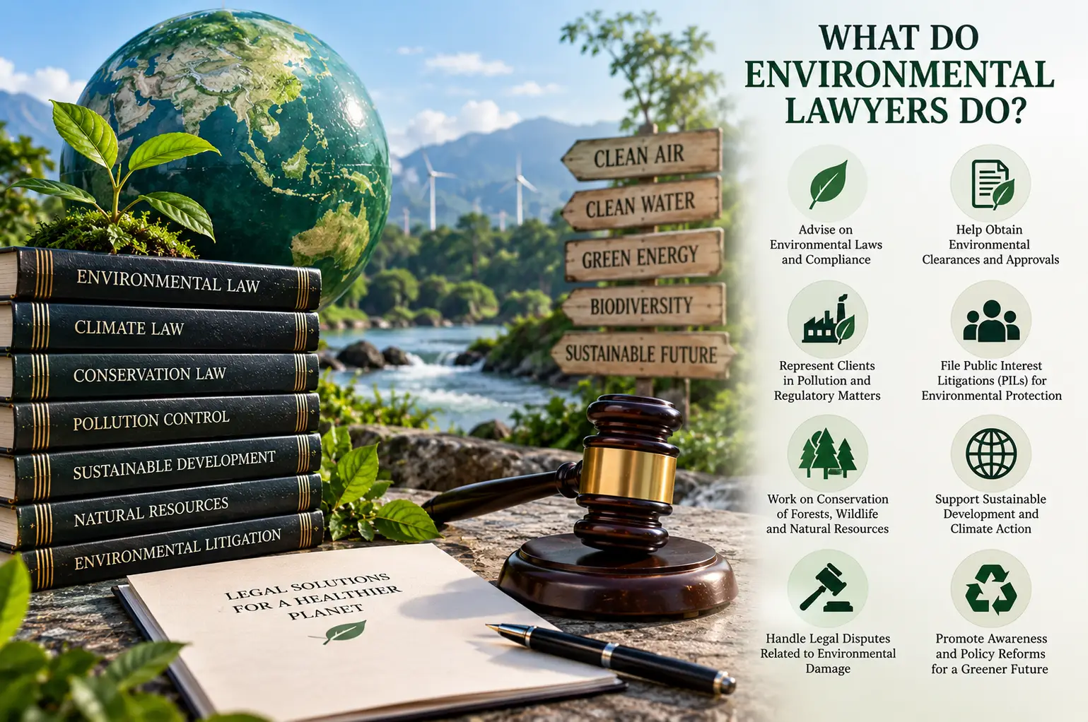 What do environmental lawyers do