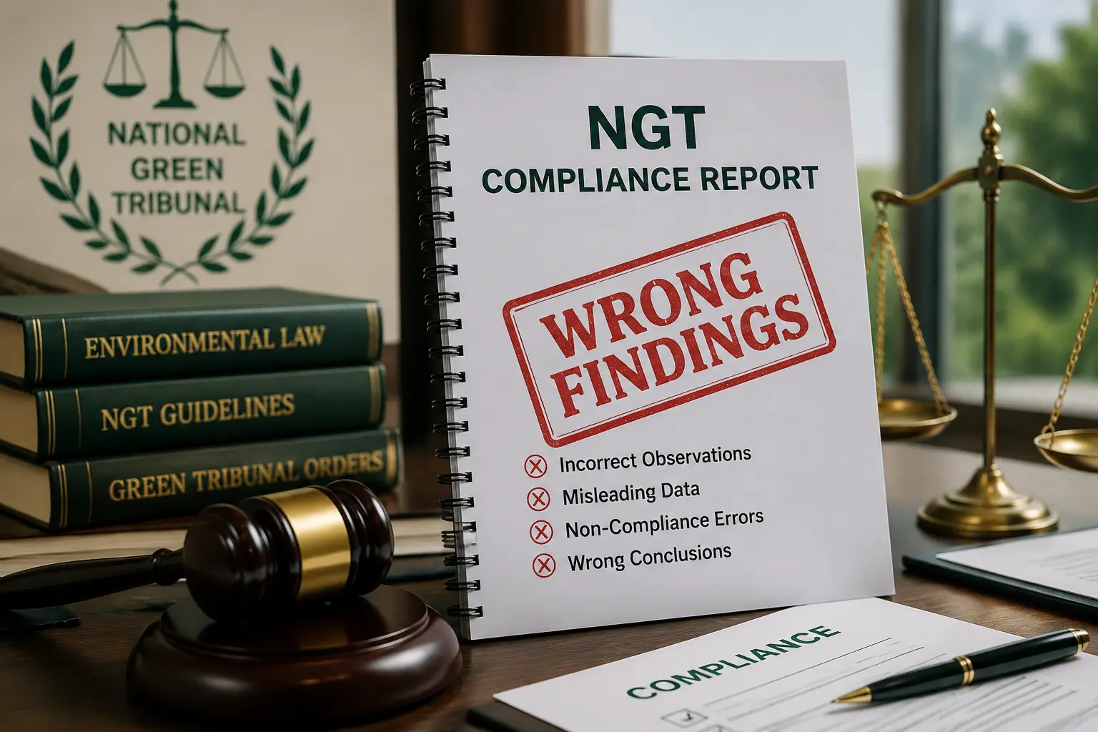What If an NGT Compliance Report Contains Incorrect Site Findings?
