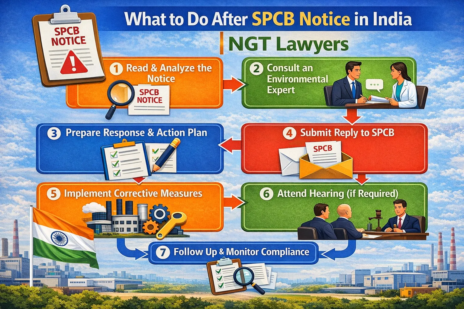 What to Do After SPCB Notice in India | NGT Lawyers